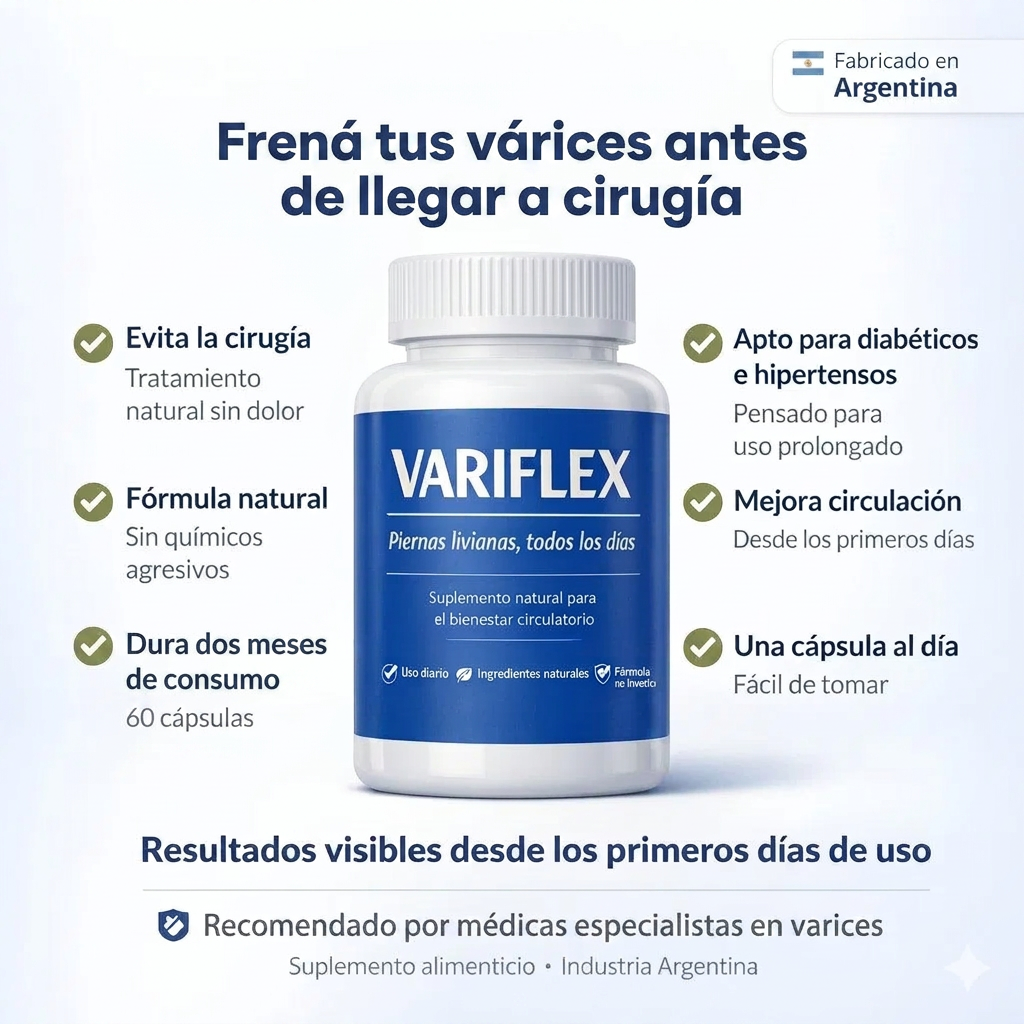 VARIFLEX - Recuperá tus piernas livianas sin várices ni arañitas