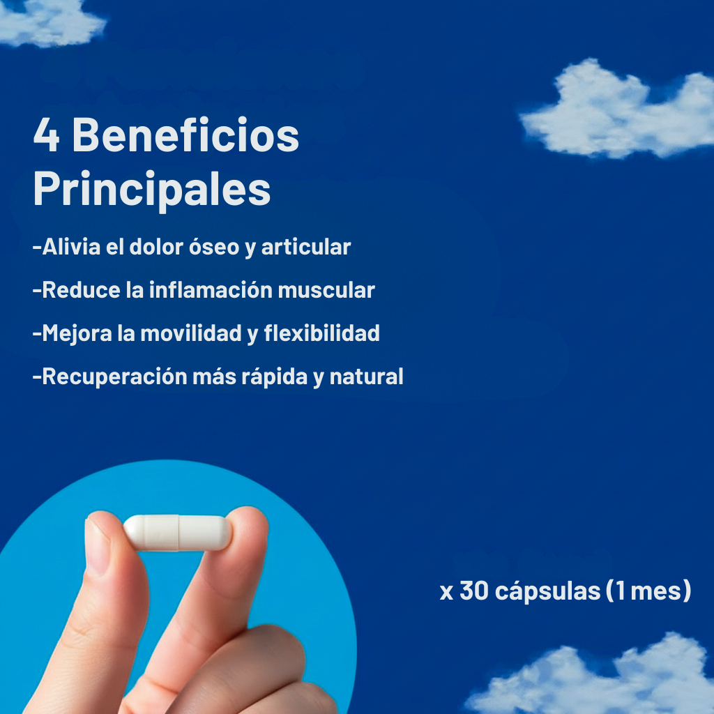 HERBAFLEX FUERTE ™ Fortalece tus articulaciones y regenera tus cartílagos.