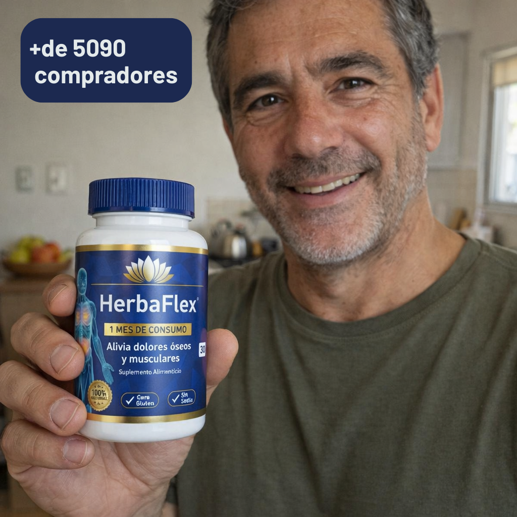 HERBAFLEX FUERTE ™ Fortalece tus articulaciones y regenera tus cartílagos.