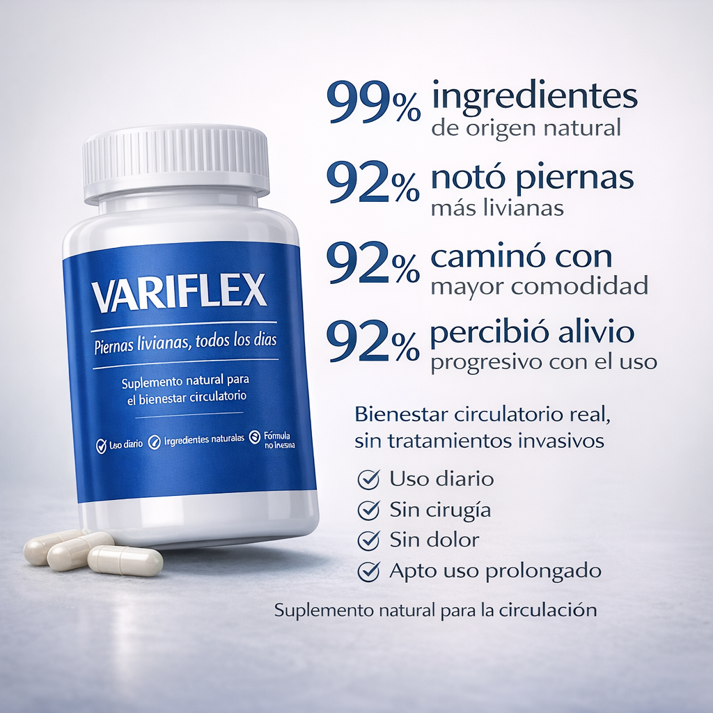 VARIFLEX - Recuperá tus piernas livianas sin várices ni arañitas