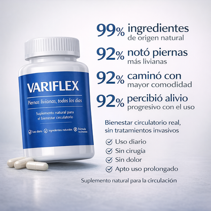 VARIFLEX - Recuperá tus piernas livianas sin várices ni arañitas